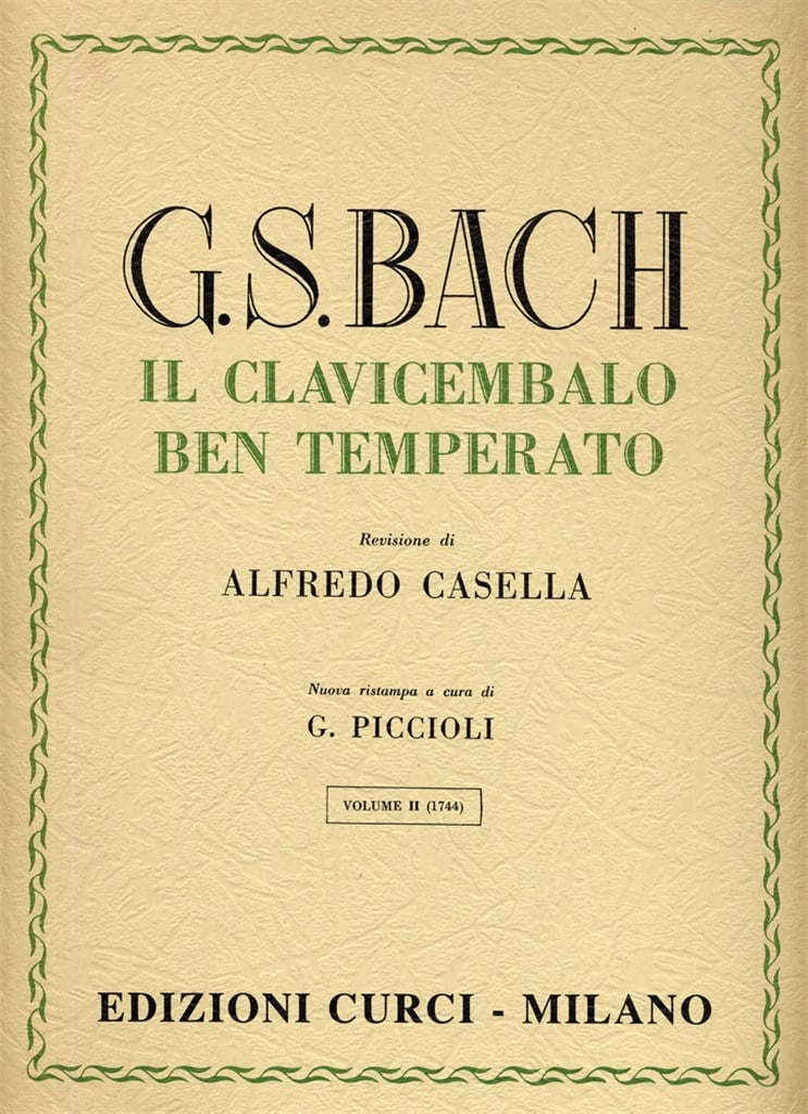 Clavicembalo Ben Temperato Vol. 1 (Casella)